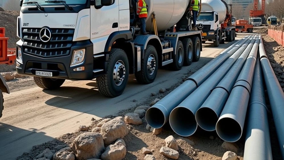 Sale of concrete pump ground pipe at a competitive price