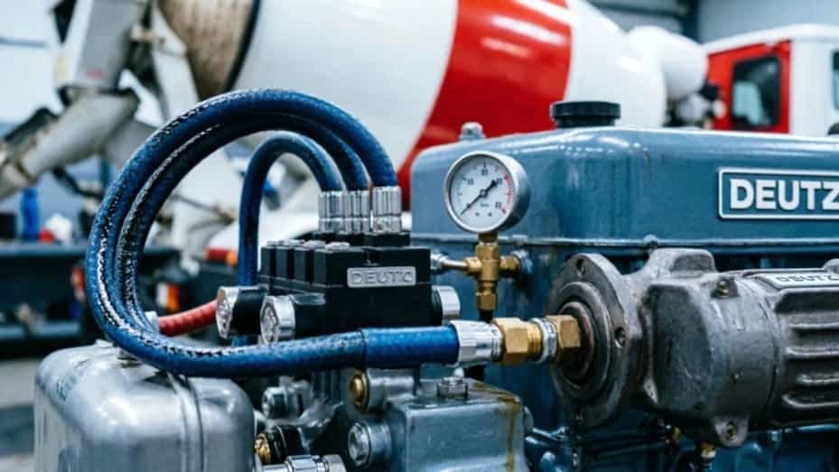 چرا موتور دویتس ۴ سیلندر بهترین انتخاب برای تراک میکسر است