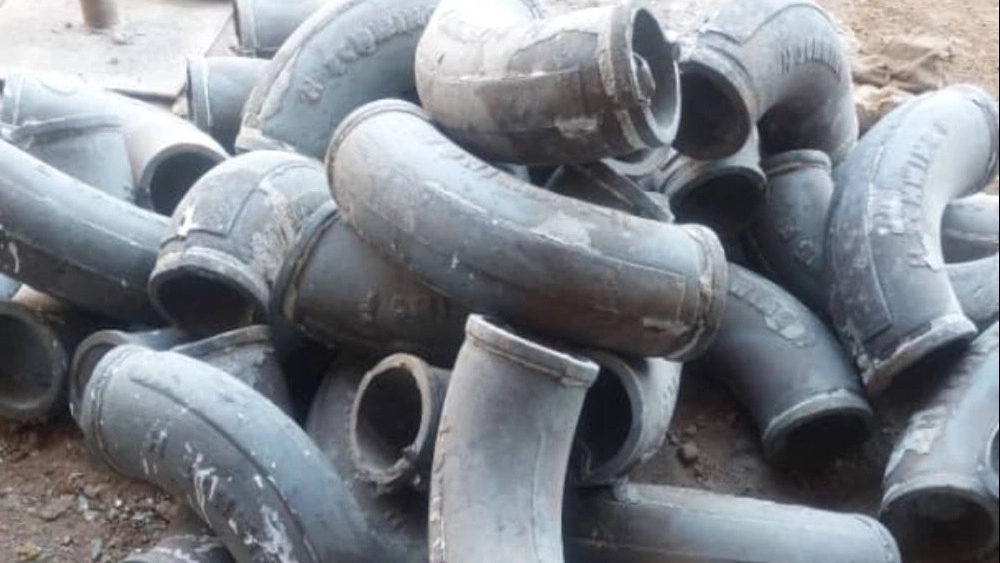 Knee of gray cast iron for concrete pumps Knee of gray cast iron for concrete pumps